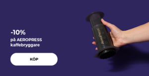 -10 % på AEROPRESS kaffebryggare