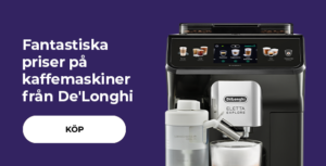 Fantastiska priser på kaffemaskiner från De'Longhi