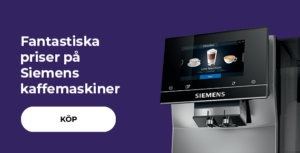 Fantastiska priser på Siemens kaffemaskiner