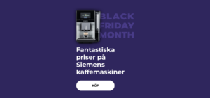 Fantastiska priser på Siemens kaffemaskiner