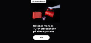 Oktober månads TOPP-erbjudanden på köksapparater