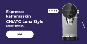 "Espresso kaffemaskin CHiATO Luna Style"