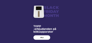 Black Friday-erbjudanden på köksapparater