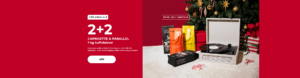 2+2 CAPRISETTE & PARALLEL 1 kg kaffebönor