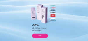 -30% på Coffee Friend vattenfilter