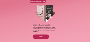 -80% på andra kaffet